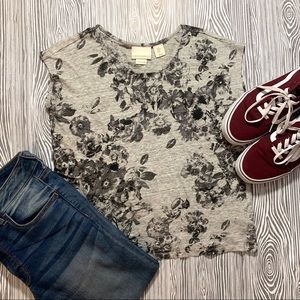 Cynthia Rowley Floral Print T-Shirt